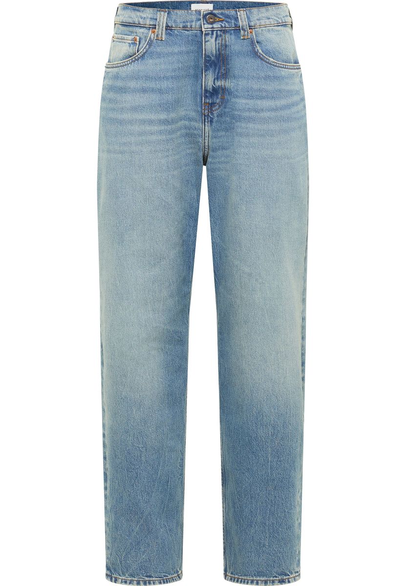 Relaxte Jeans mit geradem Bein Hellblau