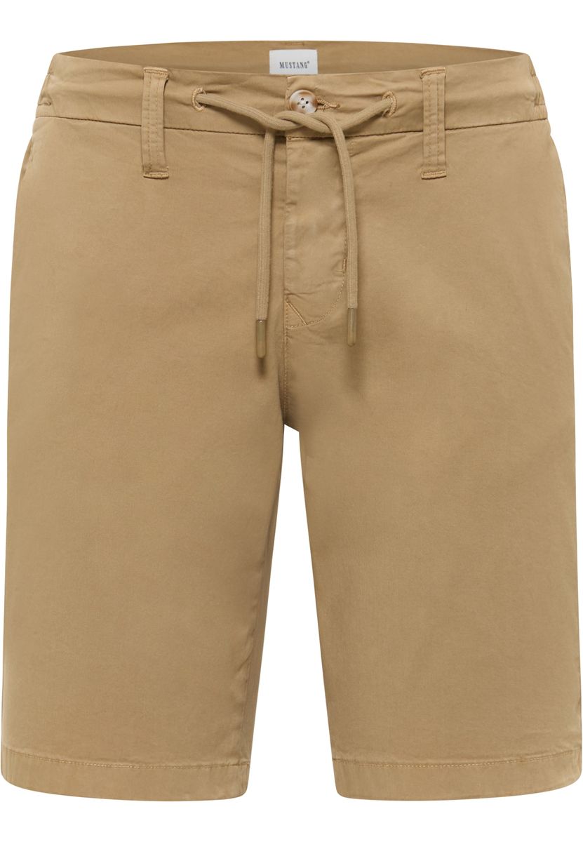 Lässige Regular-Fit Baumwollmischungs-Shorts
