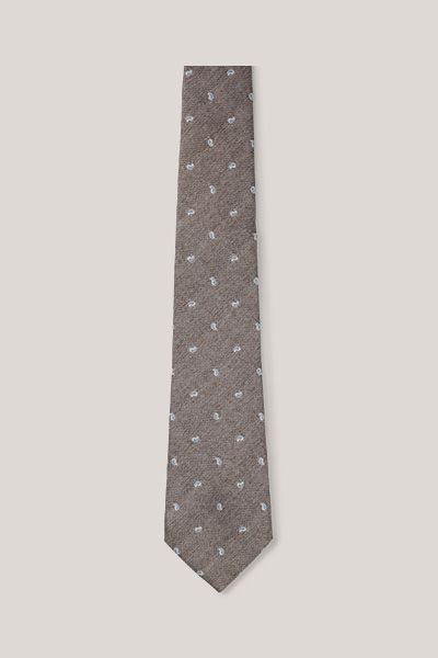 Windsor. Braun Paisley Muster Seidenmischung Herren Krawatte