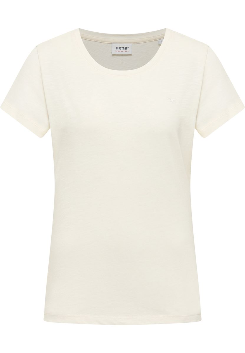 Klassisches Baumwoll-T-Shirt mit Rundhalsausschnitt