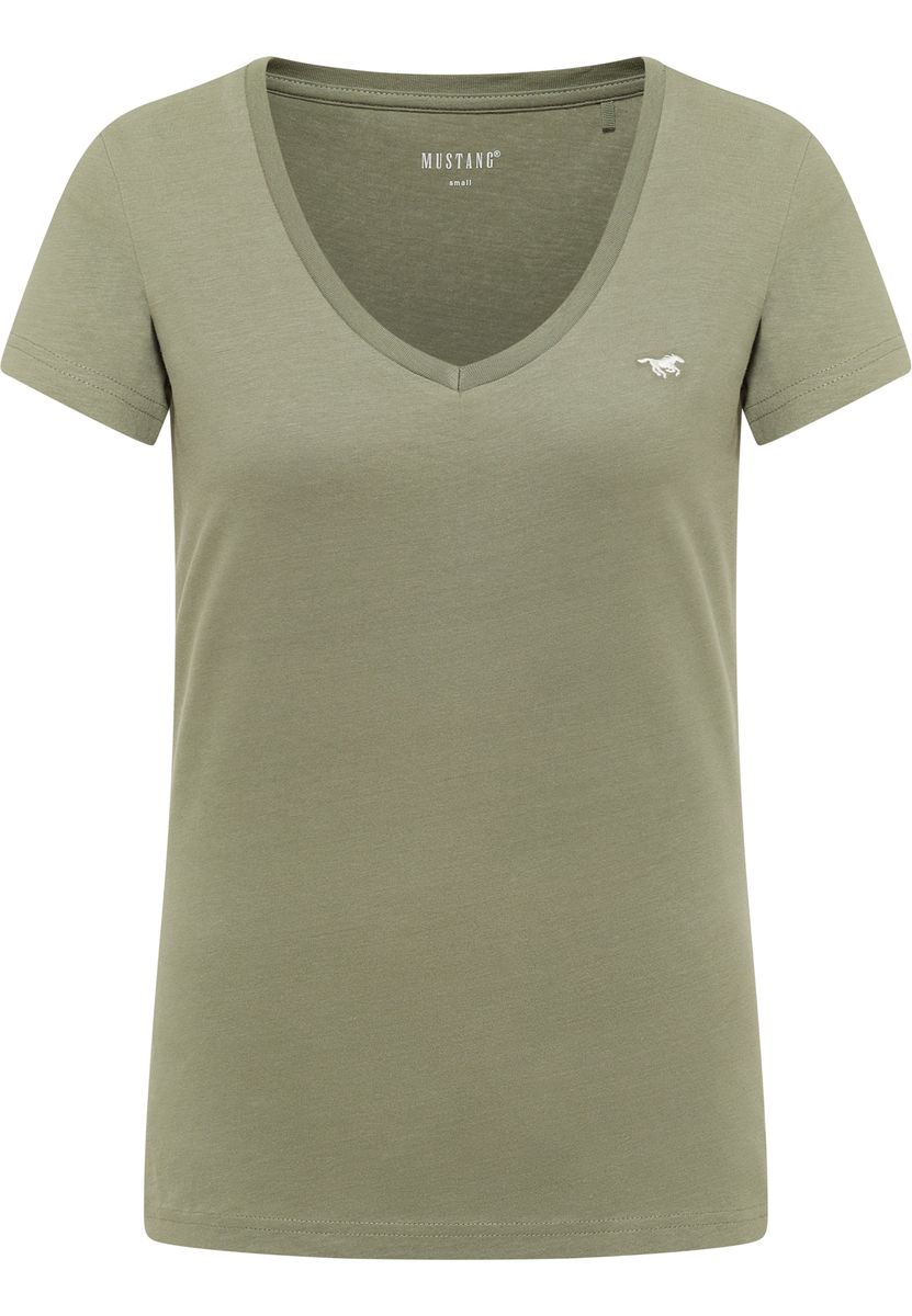 Damen Casual V-Ausschnitt T-Shirt