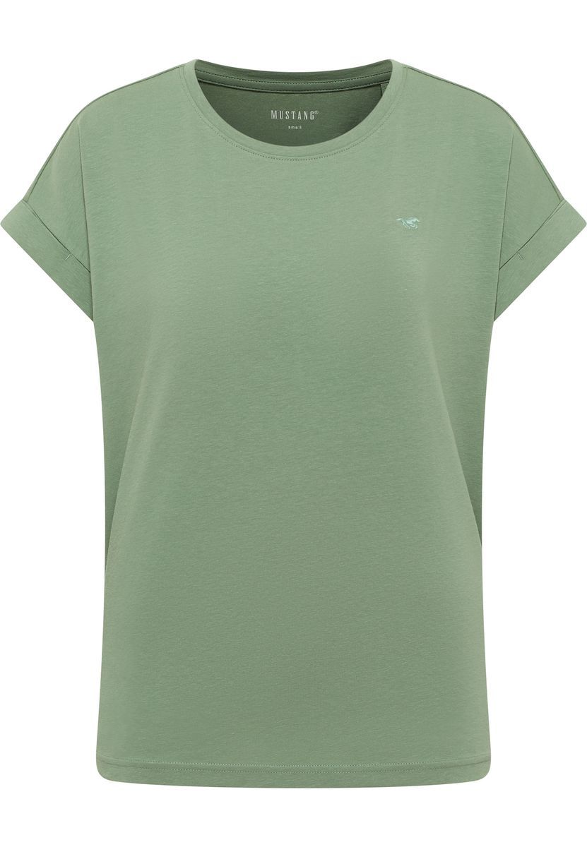 Locker geschnittenes T-Shirt aus Baumwolljersey