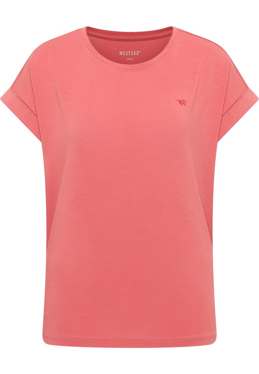 Lässiges T-Shirt aus Baumwollmischung