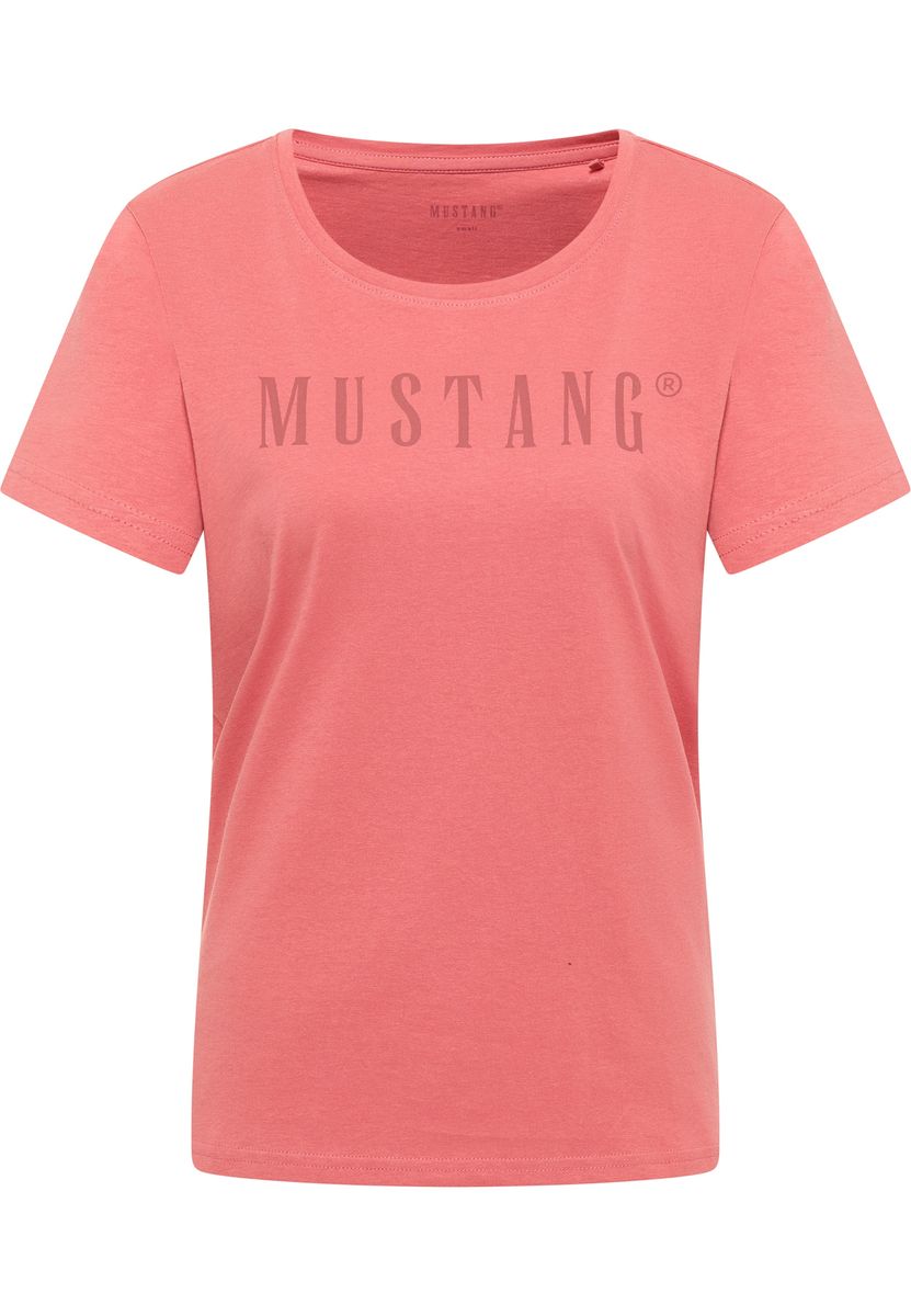 Lässiges T-Shirt mit Logo-Grafik aus Baumwolle