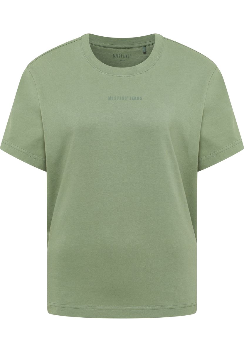 Klassisches Boxy Fit Baumwoll-T-Shirt