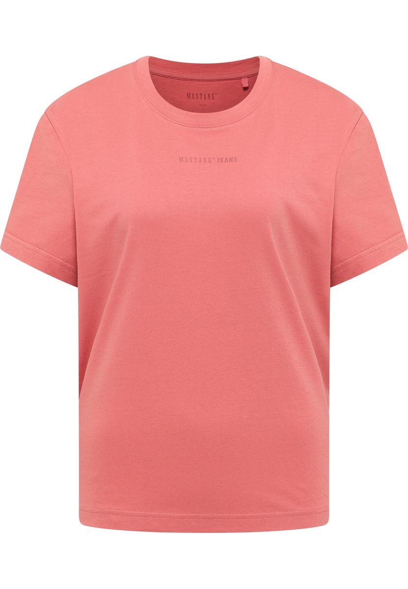 Minimalistisches Rundhals-Baumwoll-T-Shirt