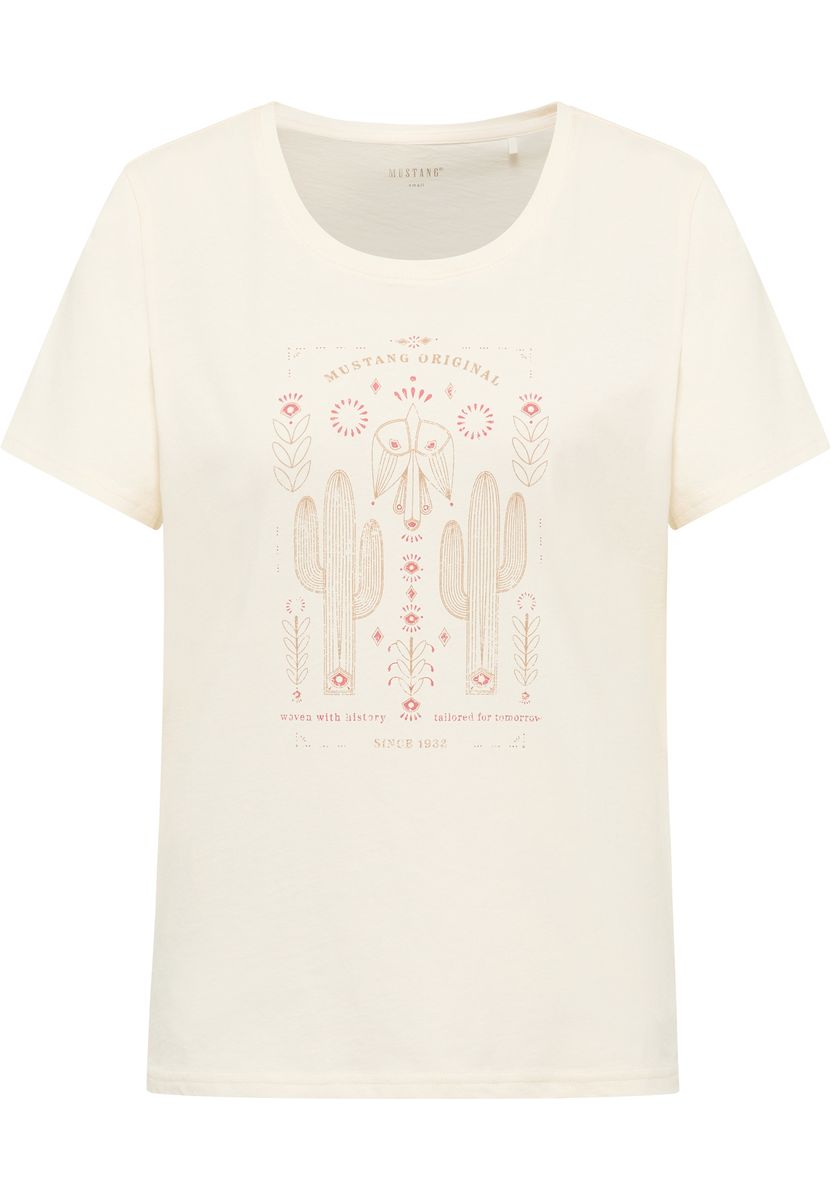 Lässiges Baumwoll-T-Shirt mit Grafikprint