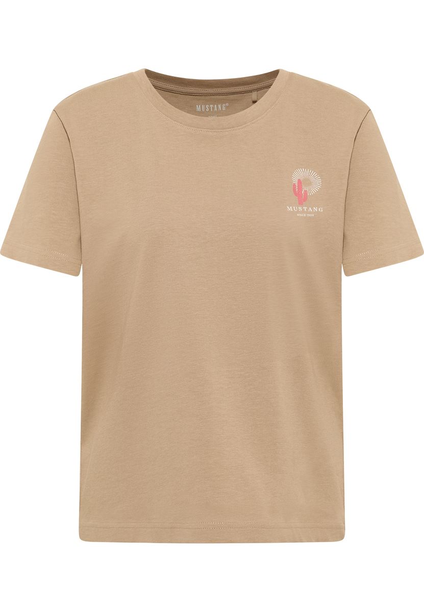 Lässiges T-Shirt mit Grafikprint aus Baumwolle