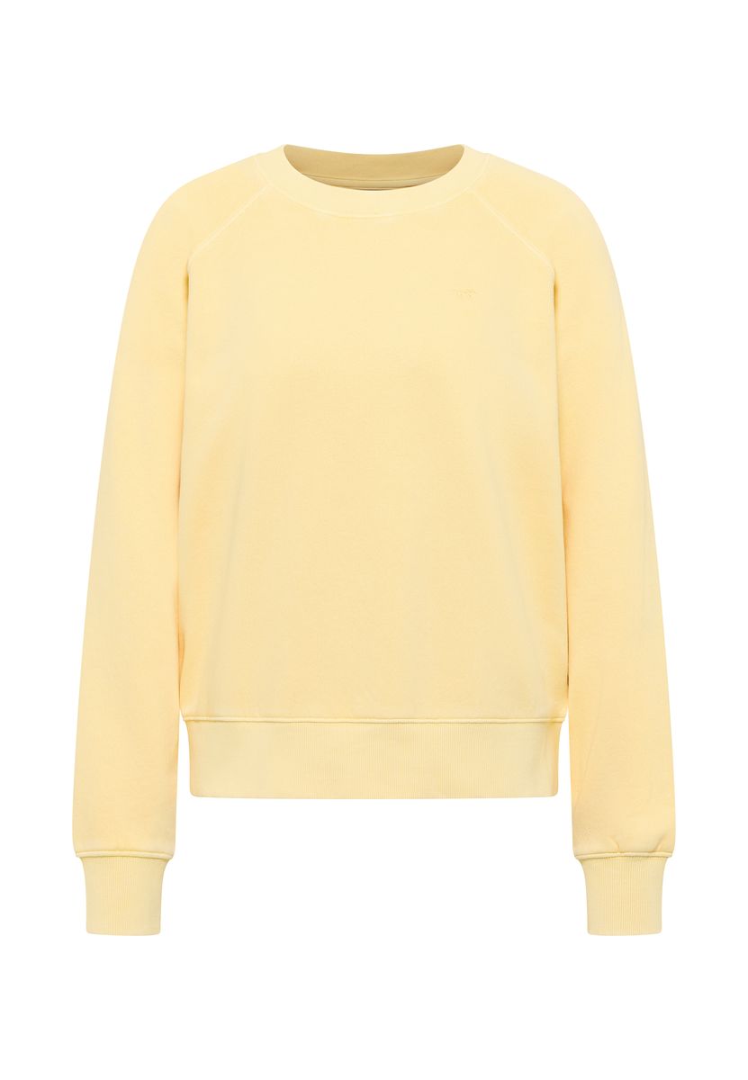 Klassisches Baumwoll-Sweatshirt mit Rundhalsausschnitt