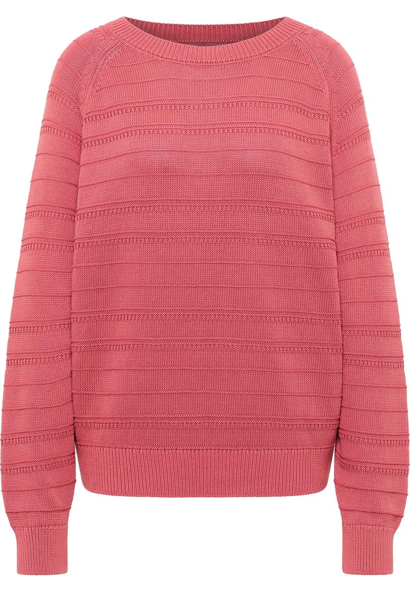 Strukturierter Strickpullover aus Baumwolle