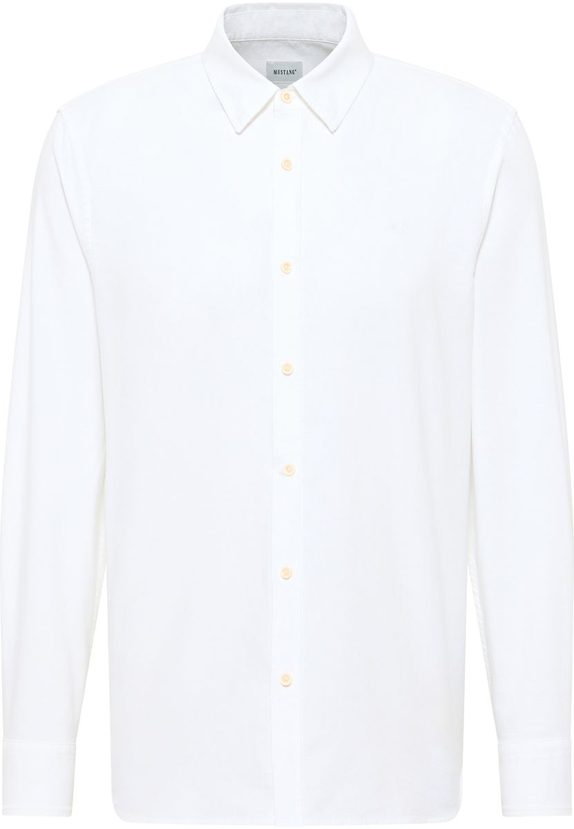 Klassisches Langarm Baumwollhemd