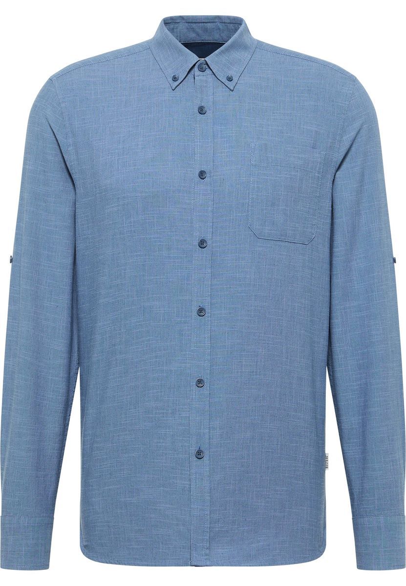 Klassisches Langarm-Button-Down-Hemd