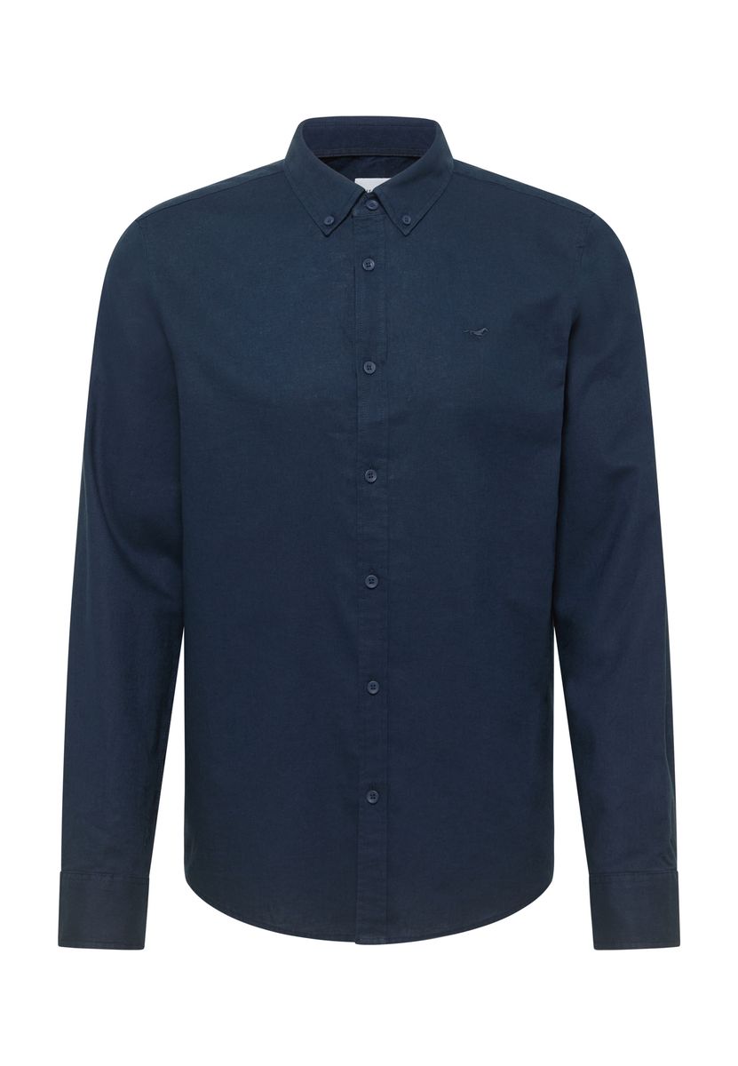 Klassisches Langarm-Button-Down-Hemd
