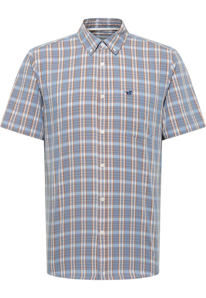 Klassisches Kurzarmhemd mit Karomuster
