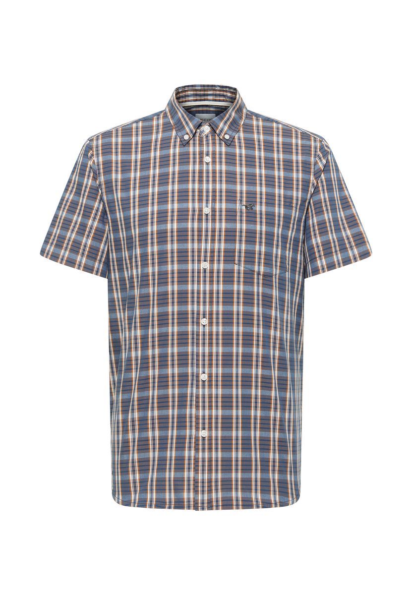 Klassisch geschnittenes Kurzarmhemd mit Karomuster