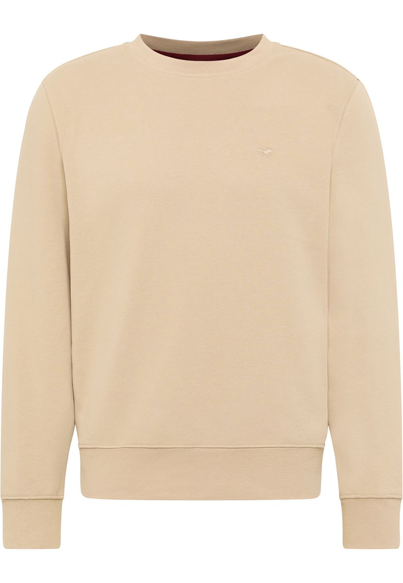 Klassisches Baumwoll-Sweatshirt mit Rundhalsausschnitt