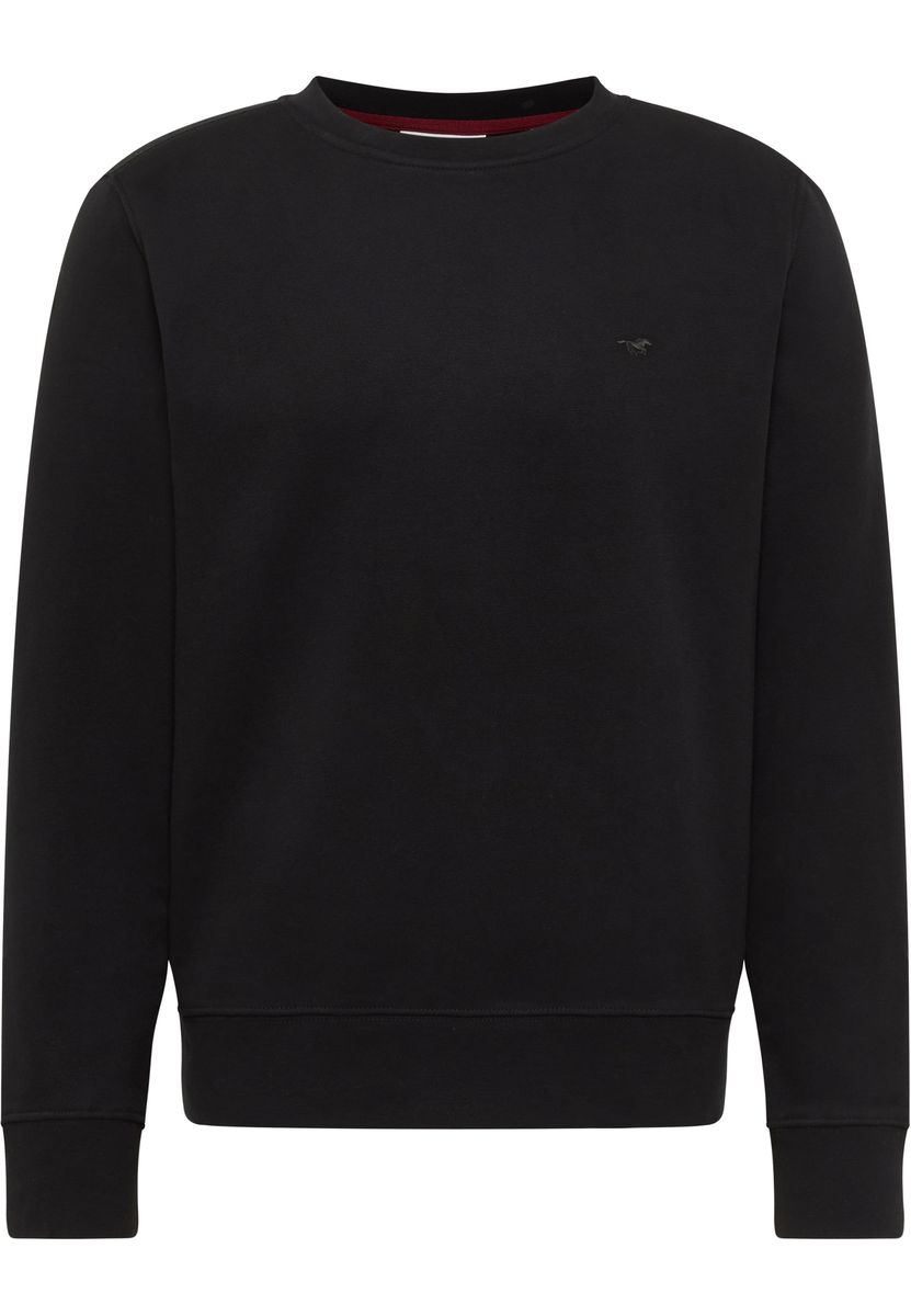 Klassisches Baumwoll-Sweatshirt mit Rundhalsausschnitt