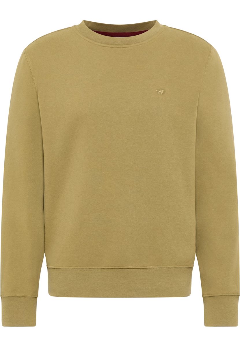 Klassisches Baumwoll-Sweatshirt mit Rundhalsausschnitt