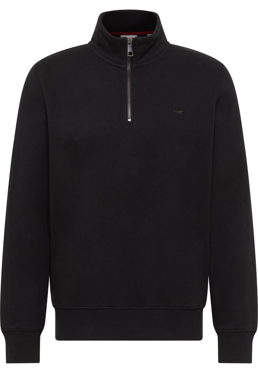 Herren Relaxed Fit Sweatshirt mit Viertelreißverschluss