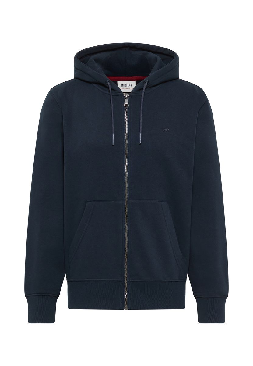 Klassisches Kapuzen-Sweatshirt mit Reißverschluss