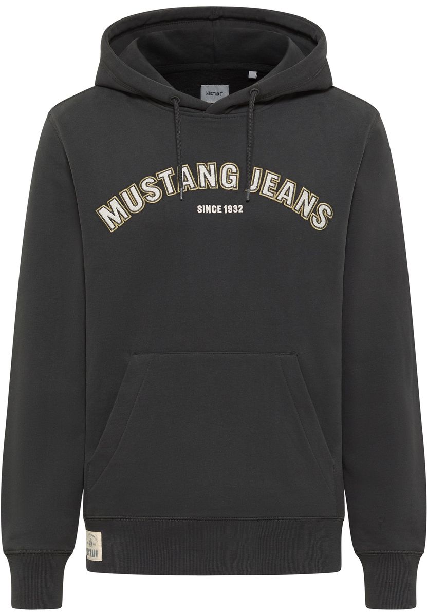 Klassischer Baumwoll-Hoodie mit Logo-Print