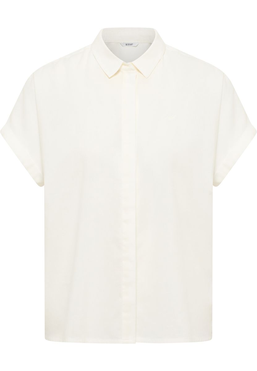 Locker geschnittene Kurzarmbluse