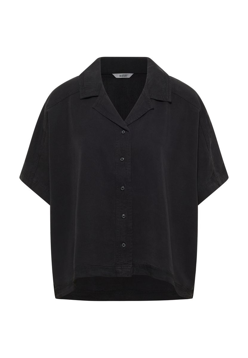 Mustang Damen Langarmbluse Style Ruby, schwarz