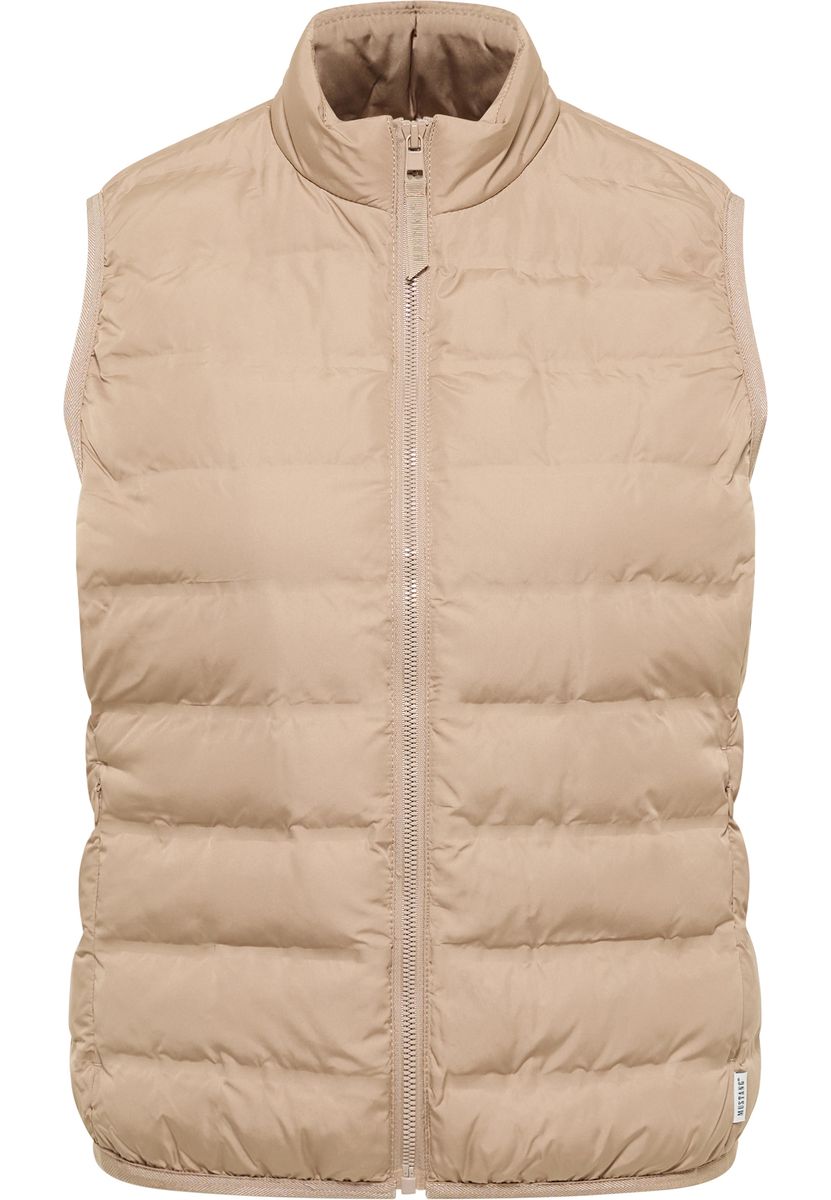 Ärmellose Steppweste mit Wattierung