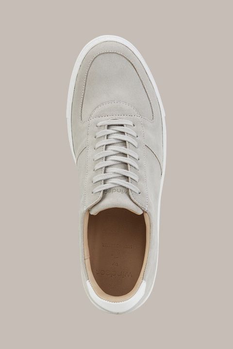 Windsor Ludwig Reiter grauer Wildleder-Sneaker Unisex