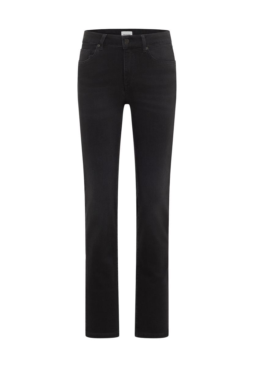 Damen Straight Leg Jeans, dunkle Waschung