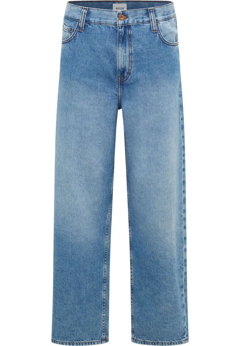 Weit geschnittene Cropped Jeans
