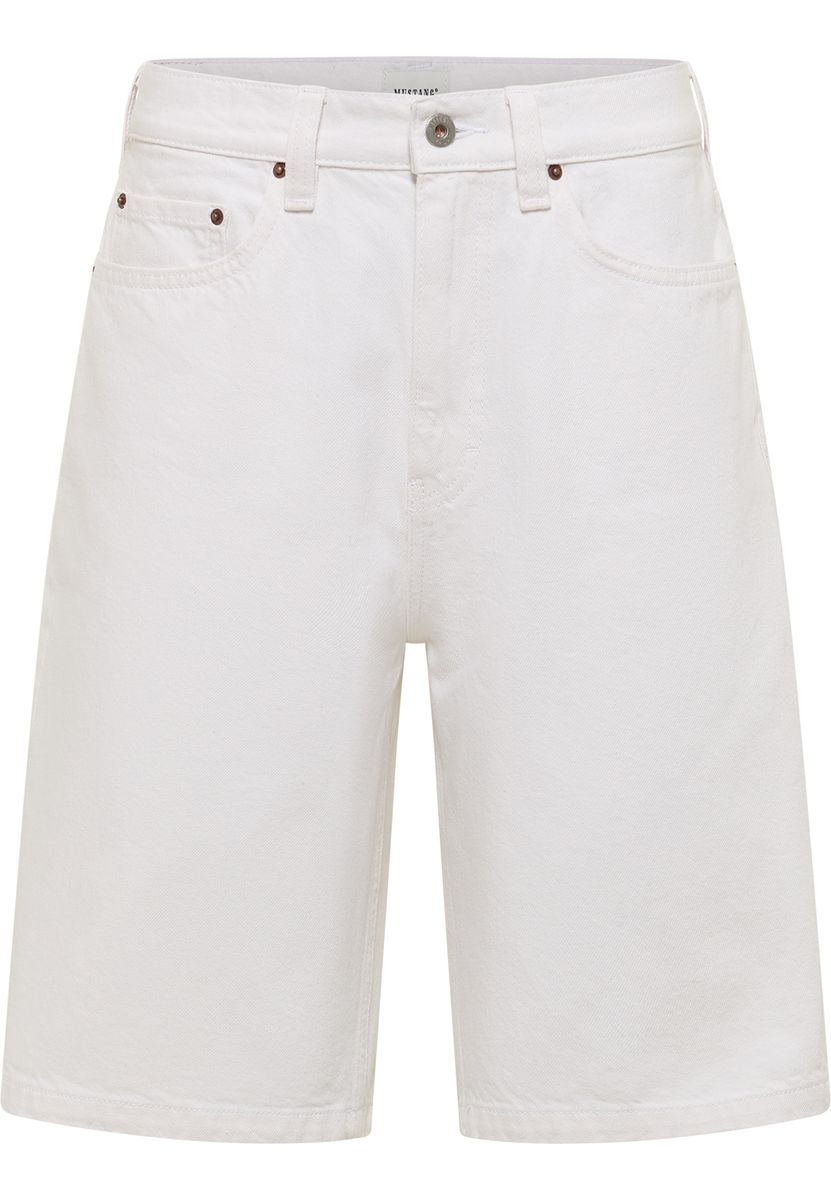 Herren Denim Bermuda Shorts in Weiß
