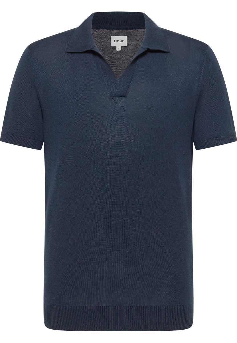 Elegantes Kurzarm-Polohemd aus Strick