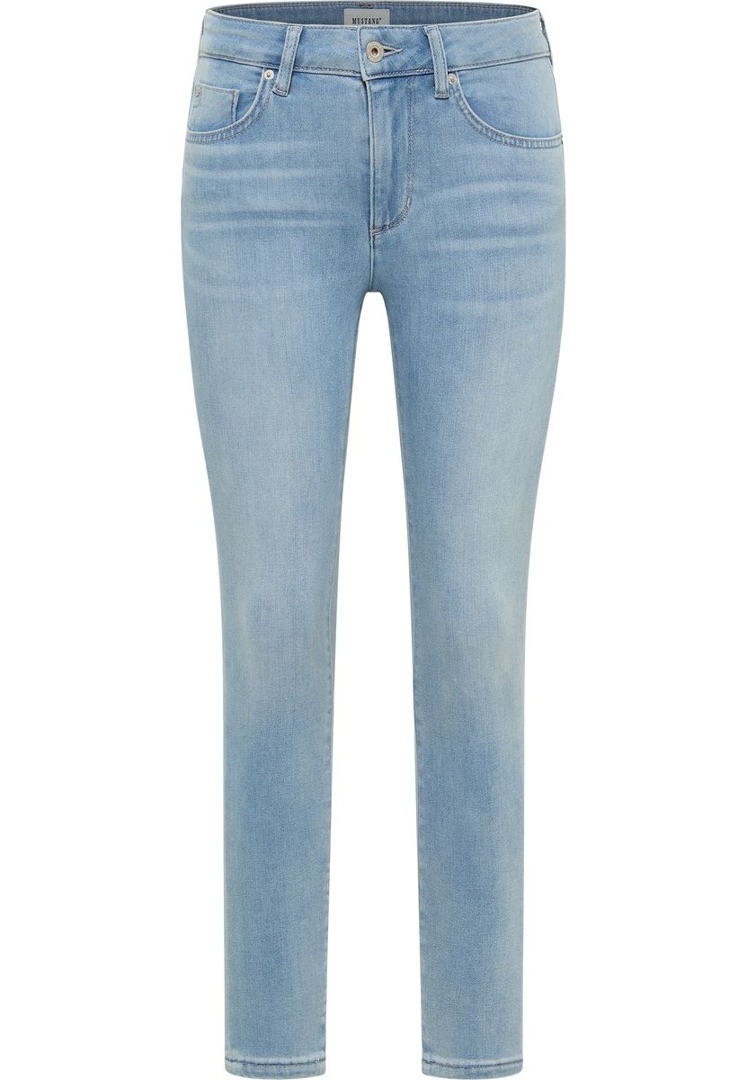 Hellblaue 7/8 Skinny Jeans