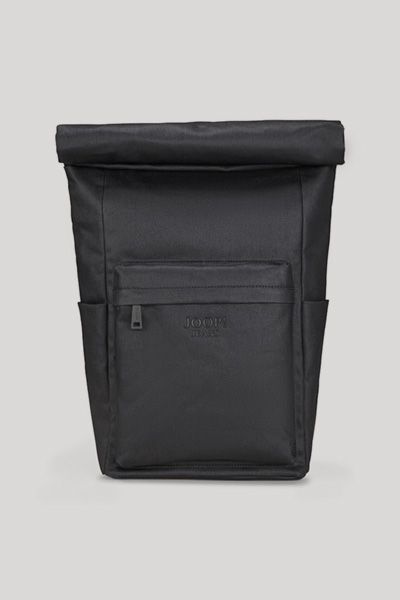Joop Jeans Buccino Filippo Schwarzer Roll-Top Rucksack Nylon Qualität