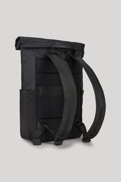 Joop Jeans Buccino Filippo Schwarzer Roll-Top Rucksack Nylon Qualität