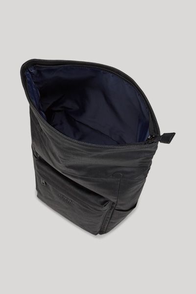 Joop Jeans Buccino Filippo Schwarzer Roll-Top Rucksack Nylon Qualität