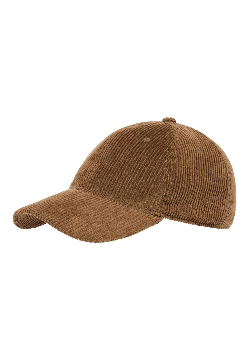 Cord Baseball Cap mit verstellbarem Riemen