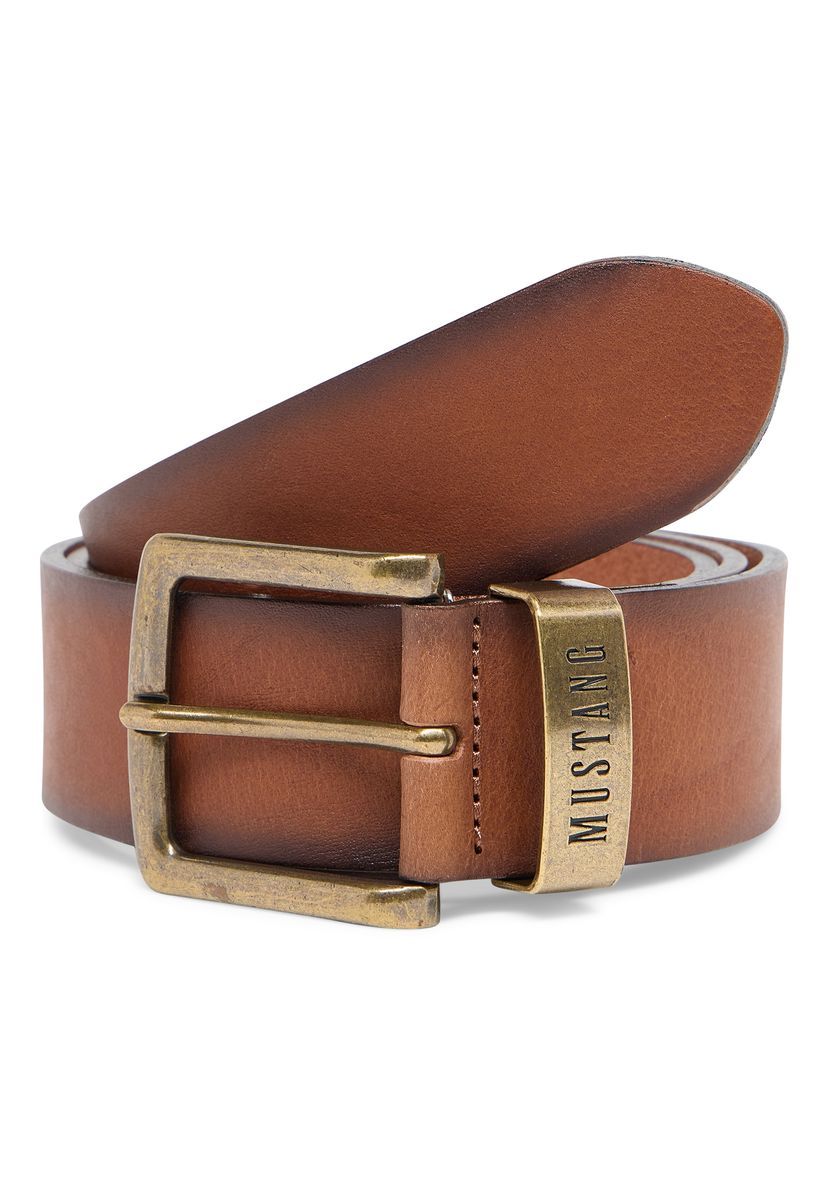 Ledergürtel mit Vintage-Schnalle