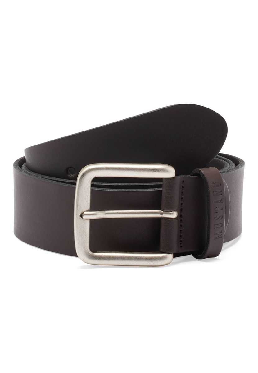 Herren Ledergürtel mit Dornschließe