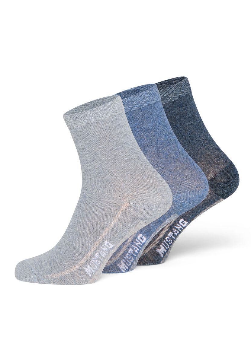 Weiche Socken im Denim-Look mit Baumwollmischung