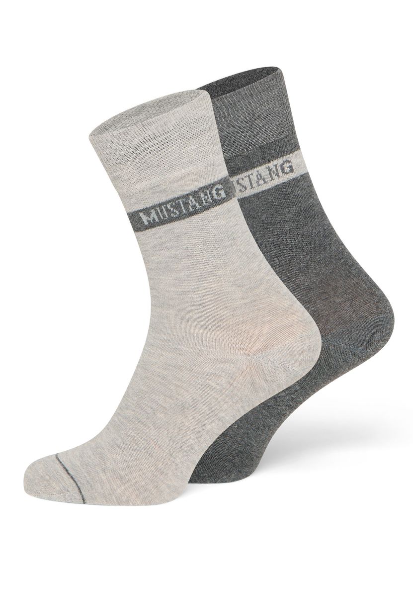 Klassische Socken mit Logo-Band