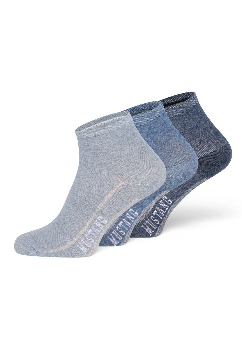 Knöchelsocken Set im Denim-Look