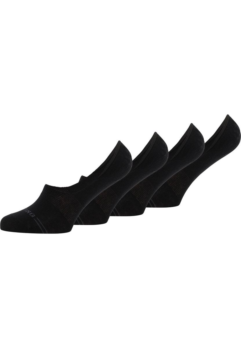 Klassische schwarze, tief geschnittene Knöchelsocken