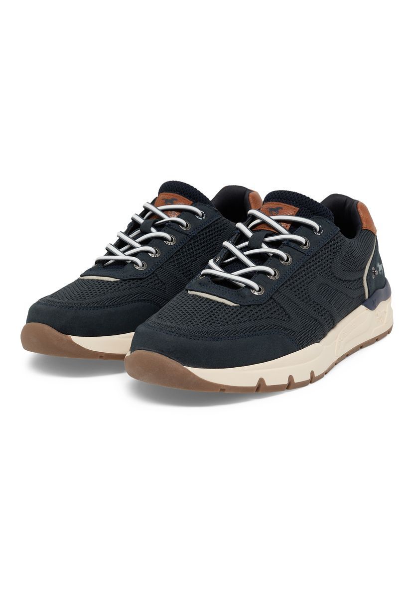 Marineblaue lässige Low-Top Sneakers