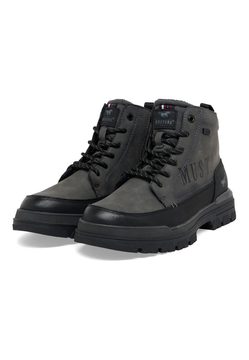 Robuste Stiefeletten aus Kunstleder