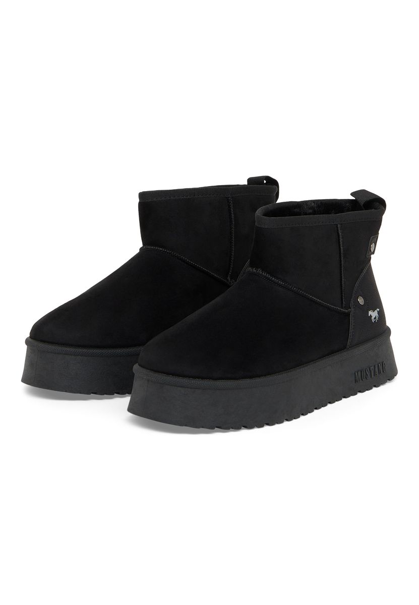Plateau-Stiefeletten mit Warmfutter