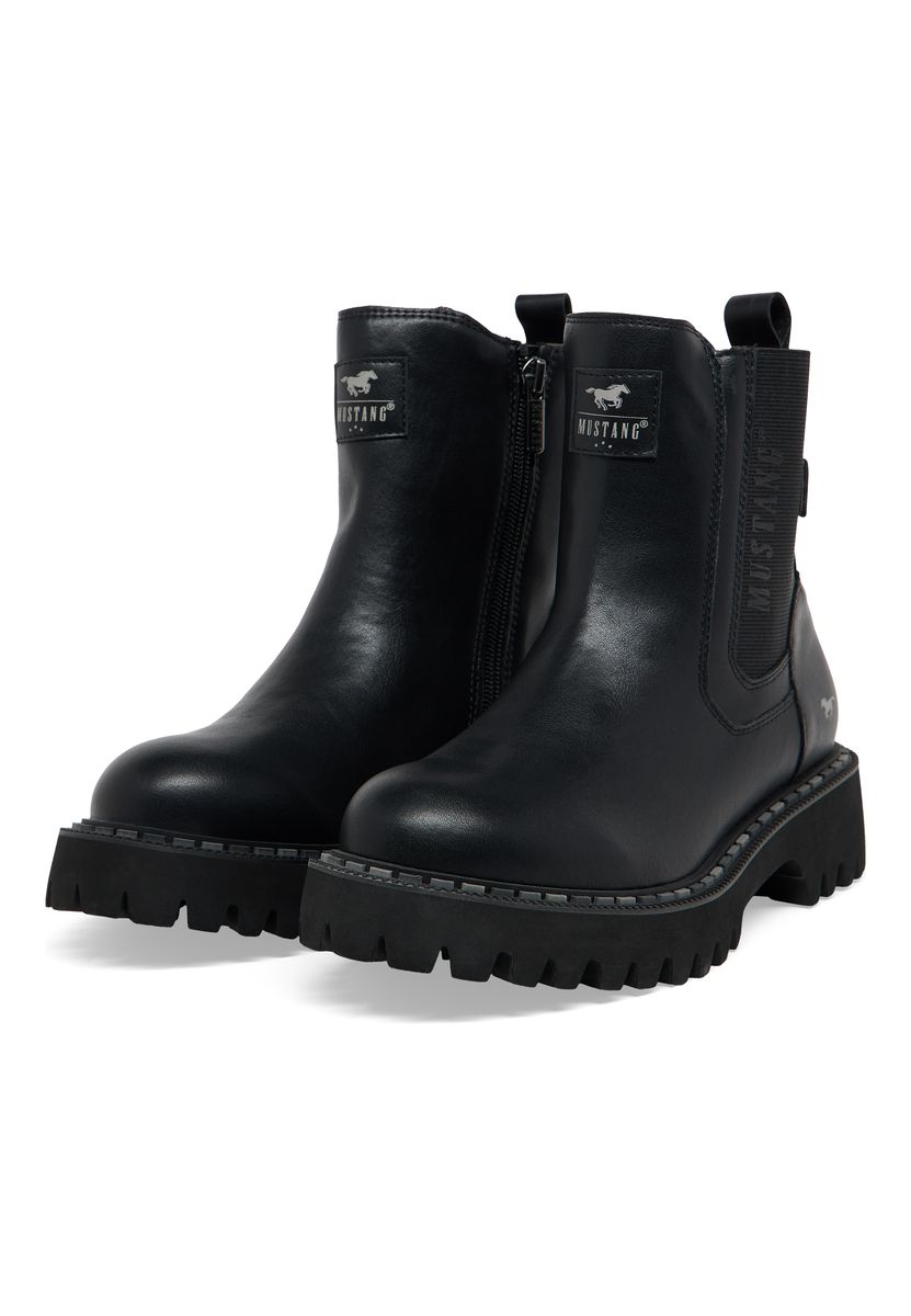 Klobige Plateauschuhe Stiefeletten