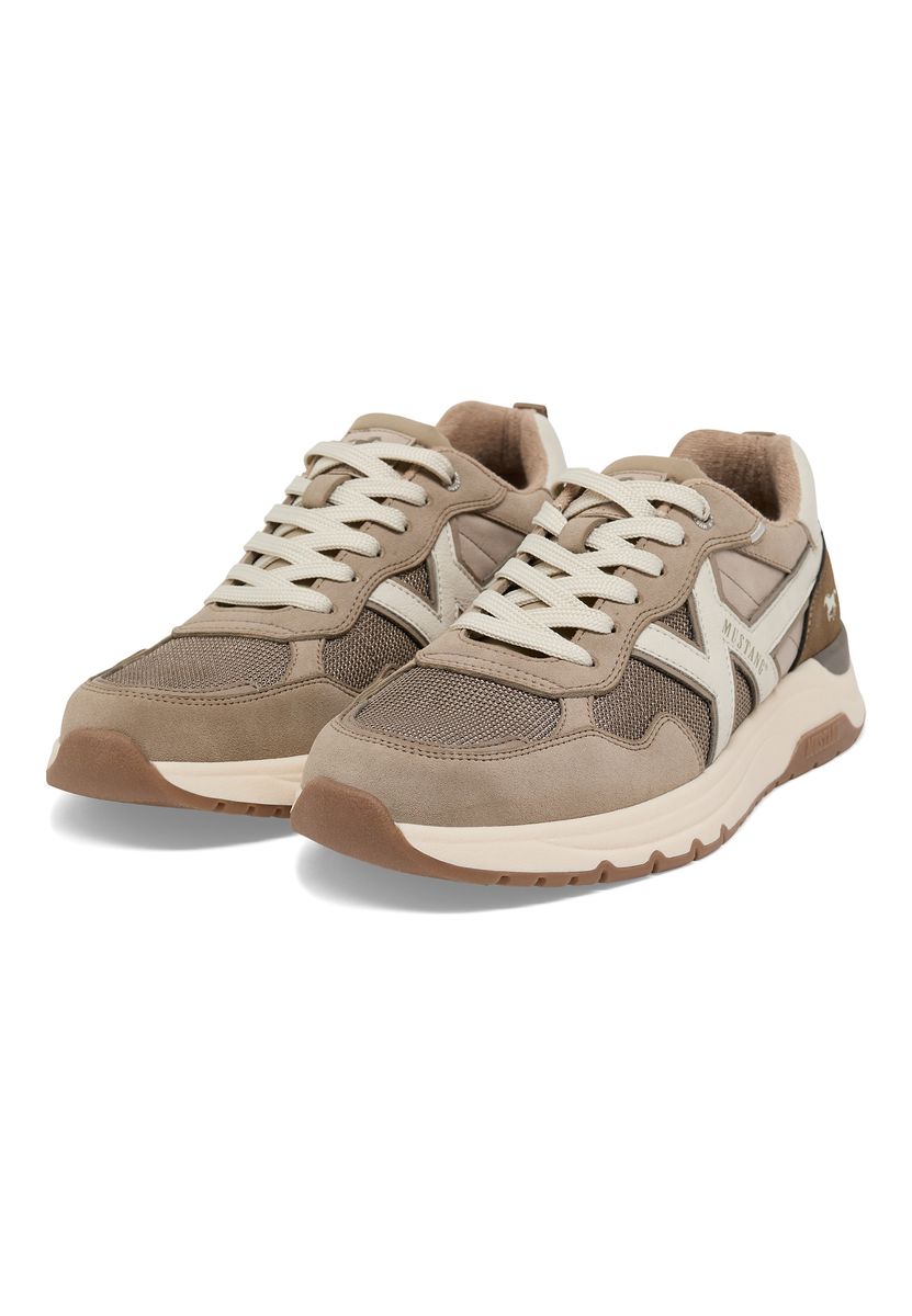 Sportliche Mesh- und Wildleder-Optik Sneaker