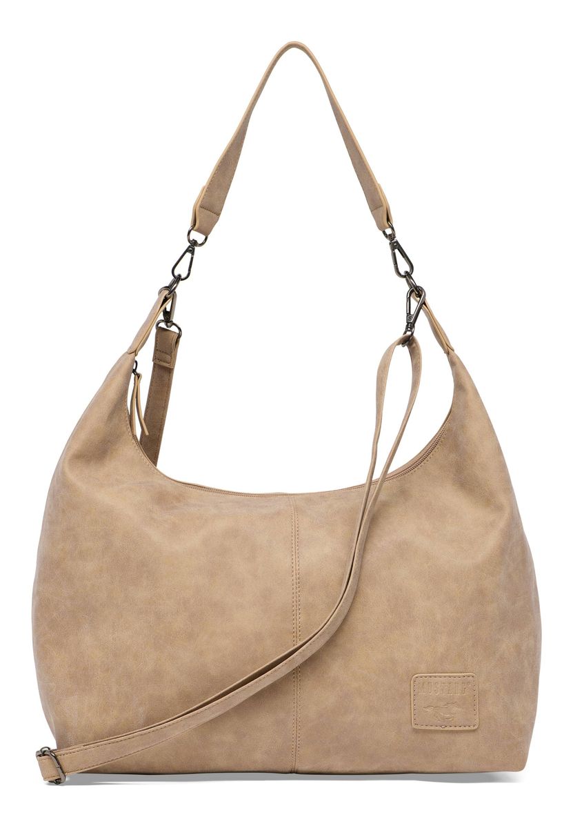 Minimalistische Hobo-Tasche aus Kunstleder